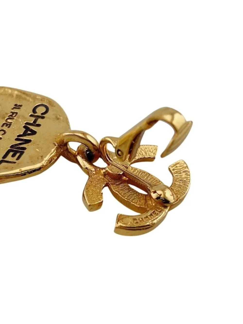 Chanel 31 Rue Cambon Earrings Gold